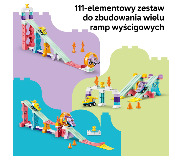 LEGO DUPLO 10478 Kreatywne rampy 3w1 z pojazdami - 1529688 - zdjęcie 5